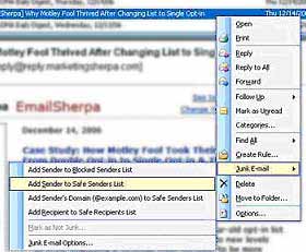 Outlook screenshot